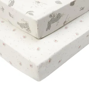 Tutti Bambini Cot Fitted Sheets - 2 Pack - Cocoon
