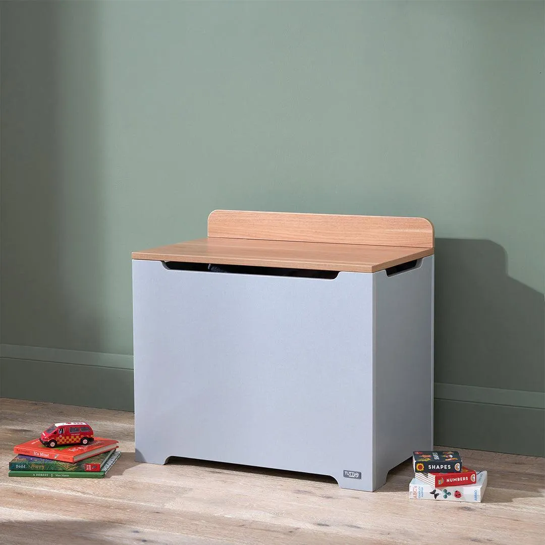 Tutti Bambini Rio Toy Box - Dove Grey/Honey Oak