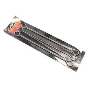UBL BBQ Skewers Metal 26cm 6pc Set