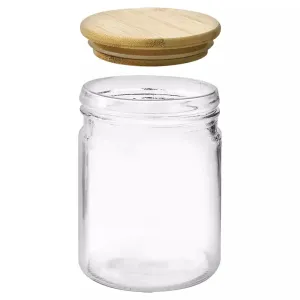 UBL Glass Jar with Bamboo Lid 800ml #KS1435
