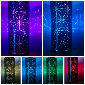 UNIQUE COLOUR CHANGING BLACK STAR LAMP