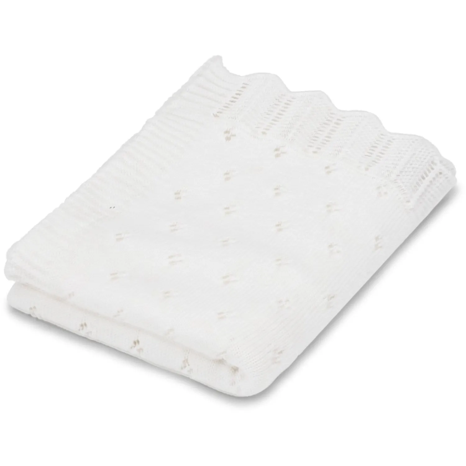 Vanilla COPENHAGEN Milk Knitted Blanket Baby