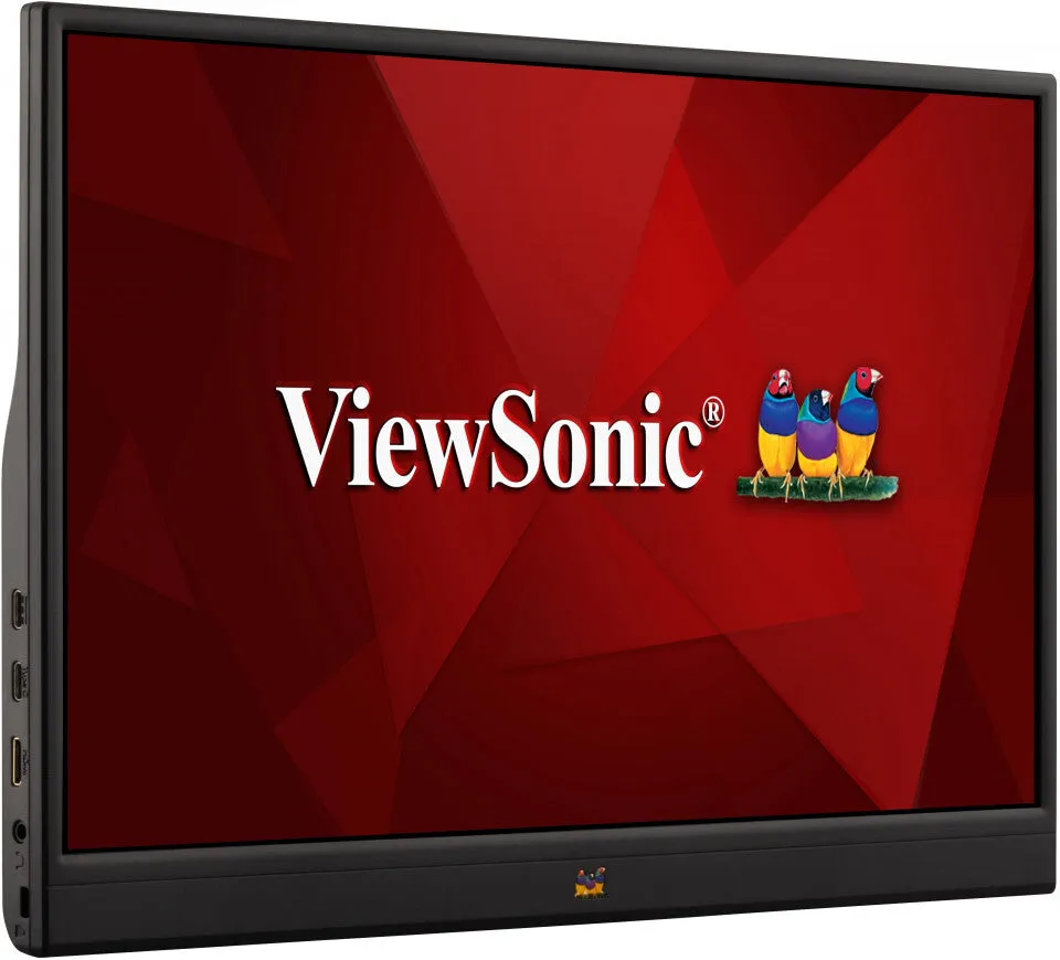 ViewSonic VA1655 16" Full HD Monitor - 60Hz, 7ms, IPS, Speakers, Black