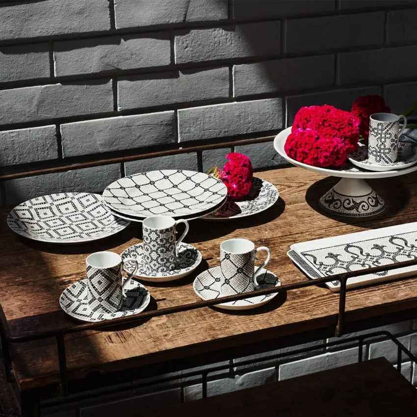 Vista Alegre | Calcada Portuguesa - Set 4 Espresso Cups & Saucers