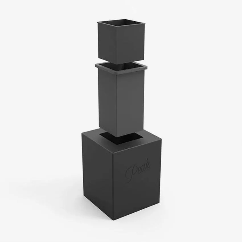 W&P | Clear Ice Cube Mold - Charcoal