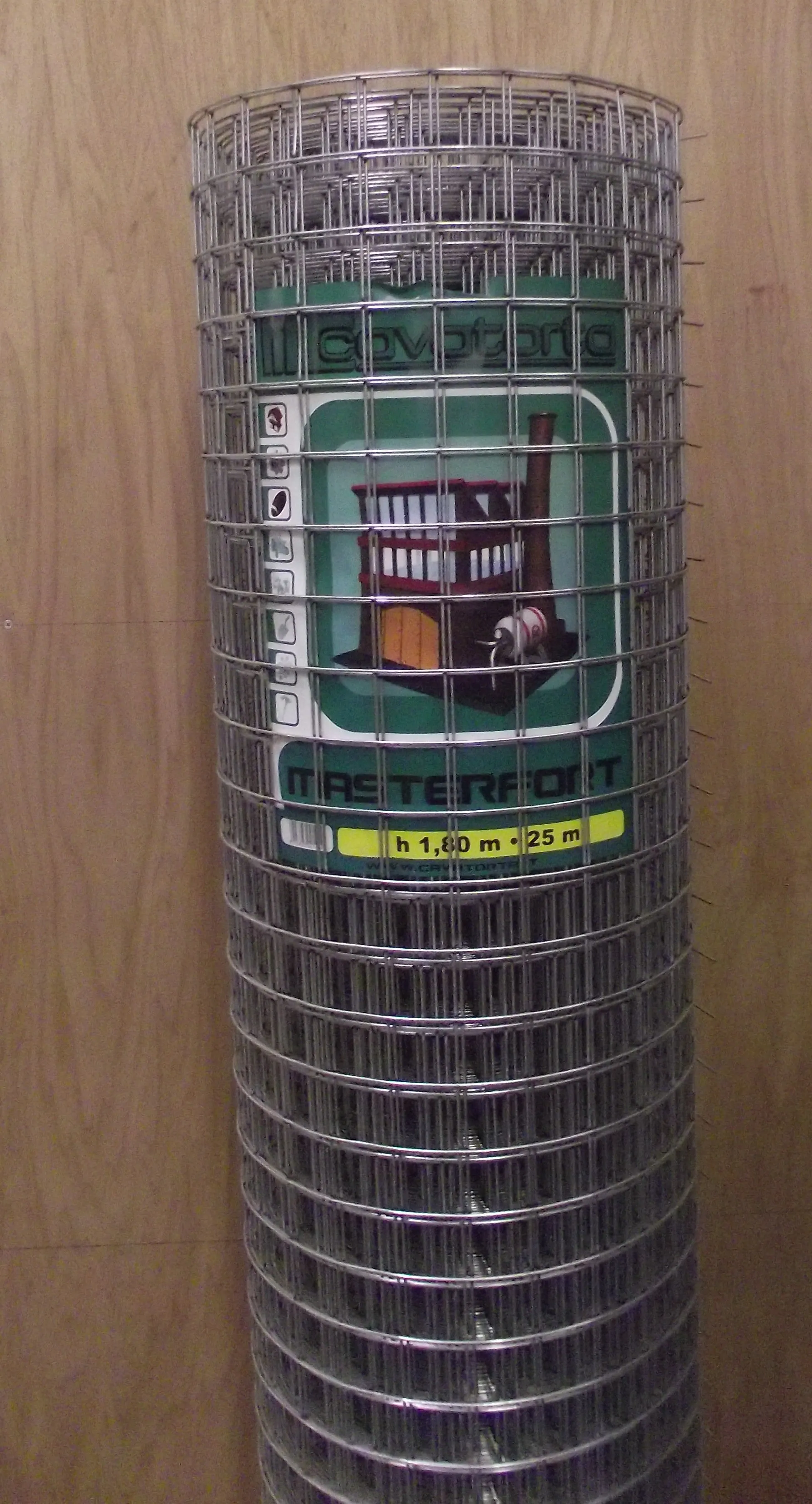 Wire Security Mesh Galv 25m x 1.8m x 50x50mm x 2.5mm Gauge