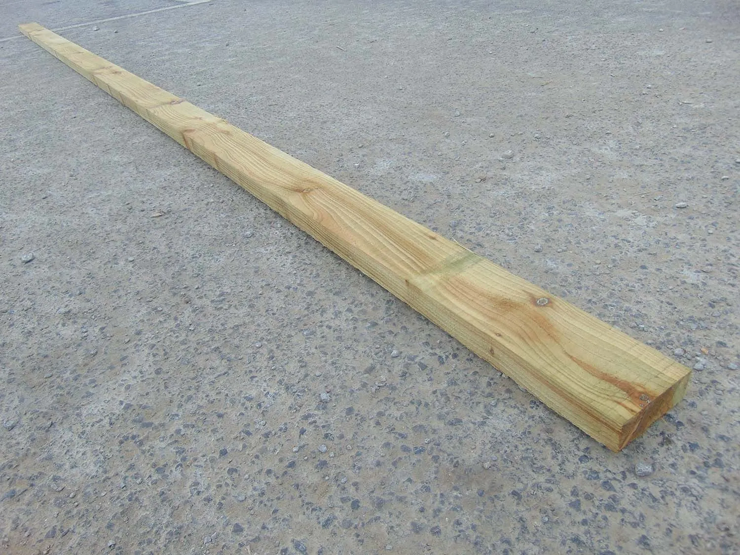 Wooden Fence Rail Tanalised 12' x 4" x 1.5"