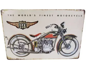 WORDLS FINEST MOTORCYCLE-A4 WALL ART