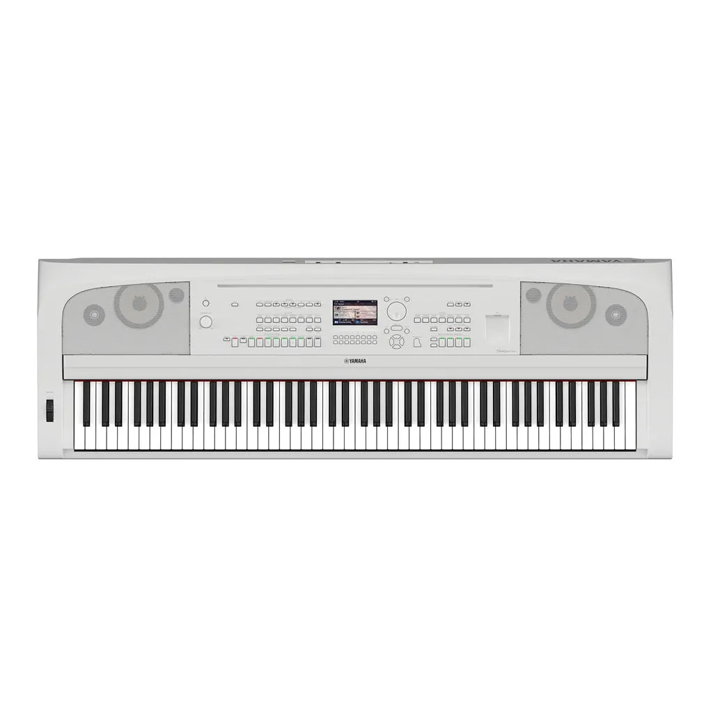Yamaha DGX-670WH Portable Grand Piano Bundle