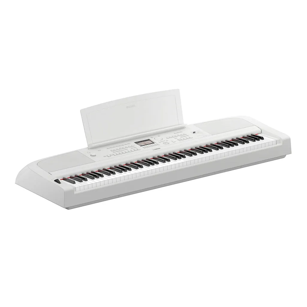 Yamaha DGX-670WH Portable Grand Piano Bundle