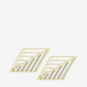 Zone | Rhombus Leaf Trivet Pear Silicone 2/ST 20x11.5cm/8x4.5"