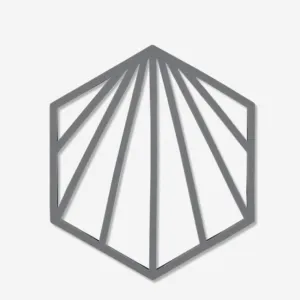 Zone | Shell Trivet Cool-Grey Silicone 16x14cm/6x5.5"