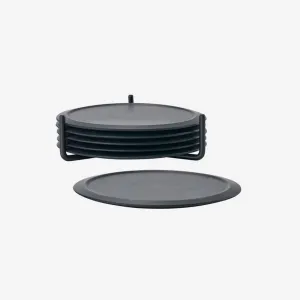 Zone | Singles Coasters With Holder Silicone - Set of 6