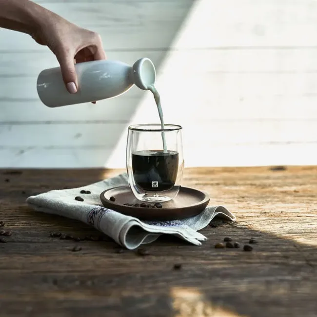 Zwilling | Sorrento Double Wall Cappuccino Glass Set - Clear