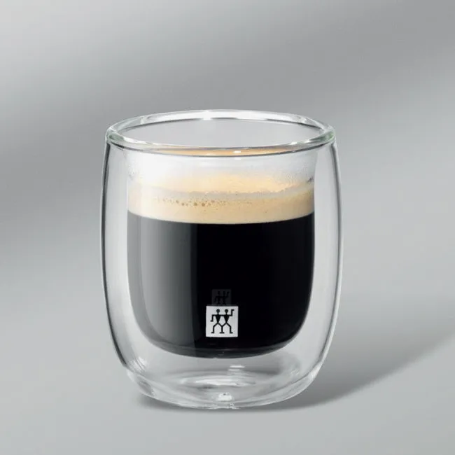 Zwilling | Sorrento Double Wall Espresso Glass Set - Clear