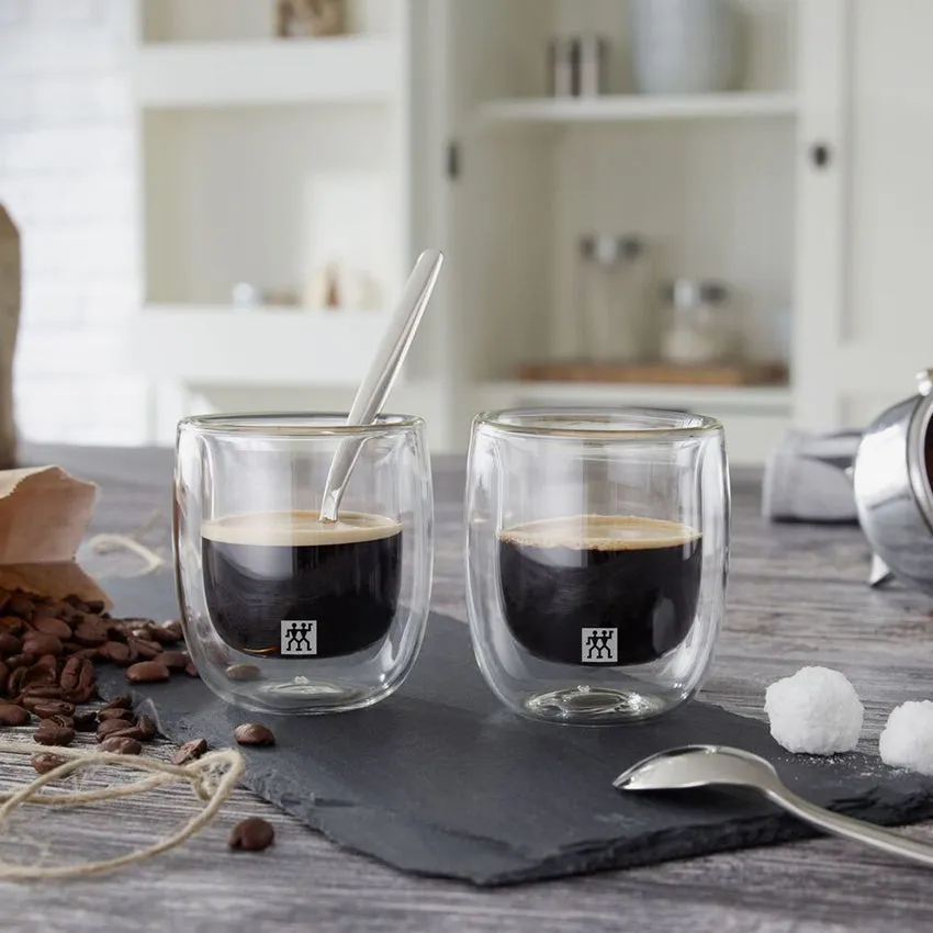 Zwilling | Sorrento Double Wall Espresso Glass Set - Clear