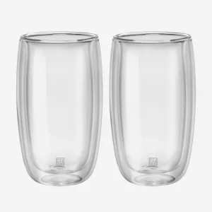 Zwilling | Sorrento Double Wall Latte Glass Set - Clear