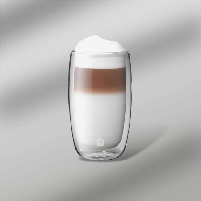 Zwilling | Sorrento Double Wall Latte Glass Set - Clear