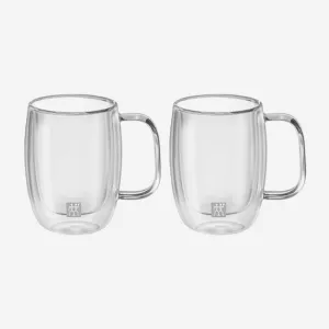 Zwilling | Sorrento Plus Latte Glass Mug Set - Clear