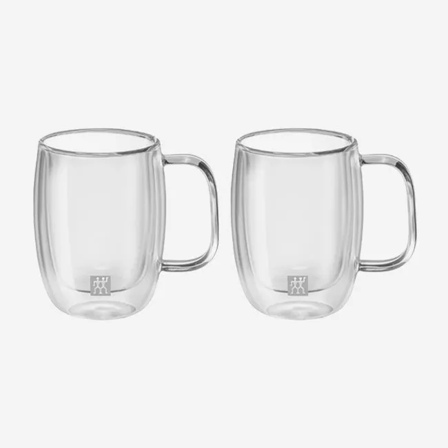 Zwilling | Sorrento Plus Latte Glass Mug Set - Clear